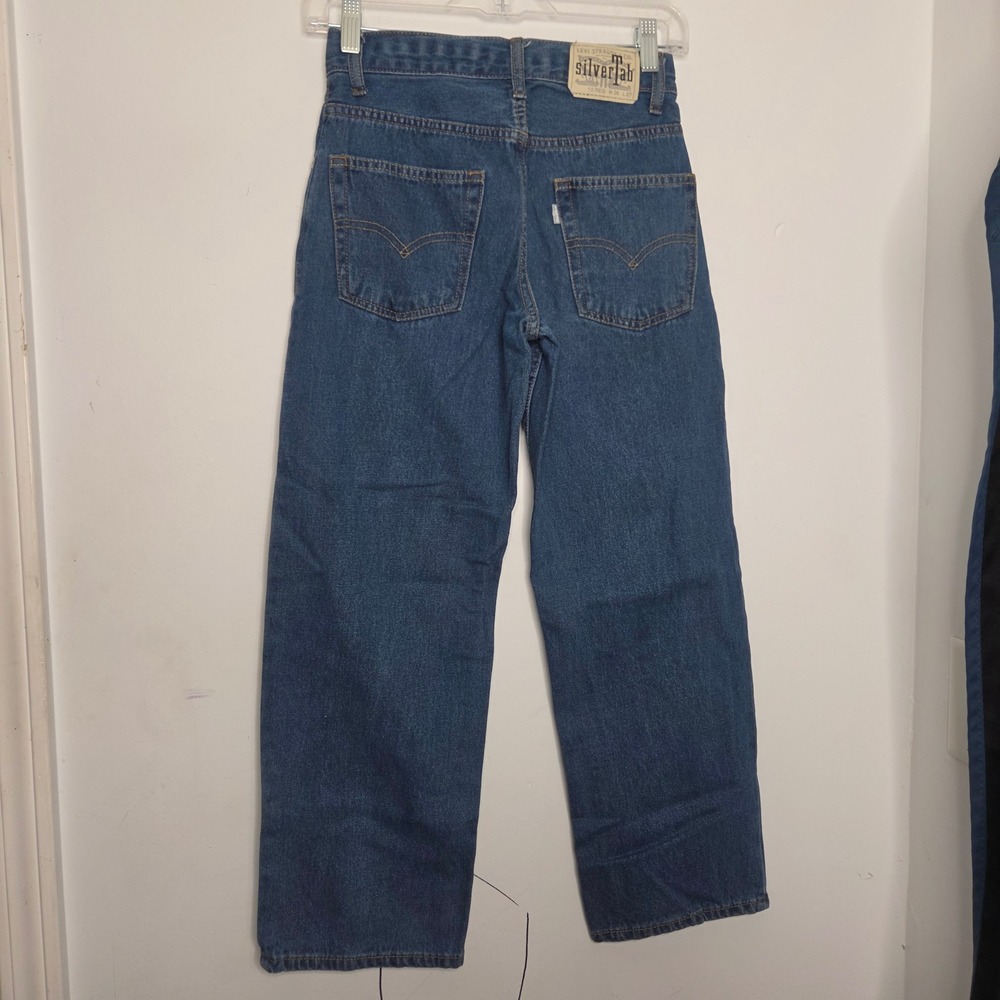 Levi's SilverTab Stay Loose Boys Jeans Size 12 Reg W26 L27 Medium Wash Denim - Picture 2 of 8
